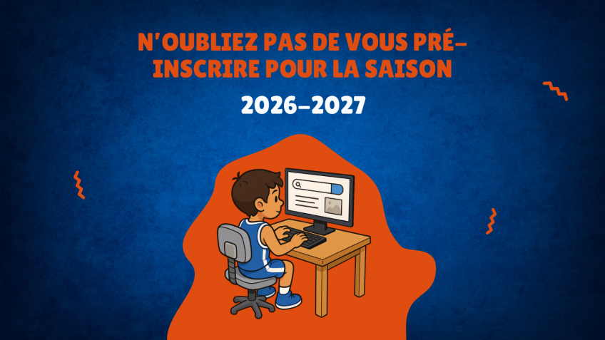 Pré-inscription saison 2026-2027